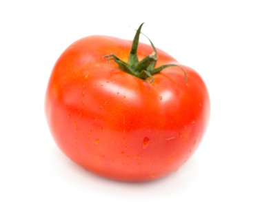 Kırmızı domates izole.