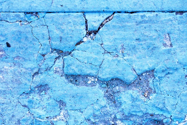 Mur en béton bleu — Photo