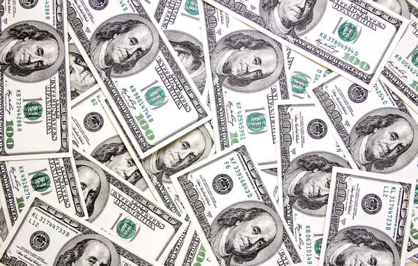 本杰明 · 富兰克林 100 美元的钞票 — 图库照片