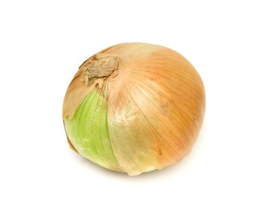 Beyaz arkaplanda soğanlar