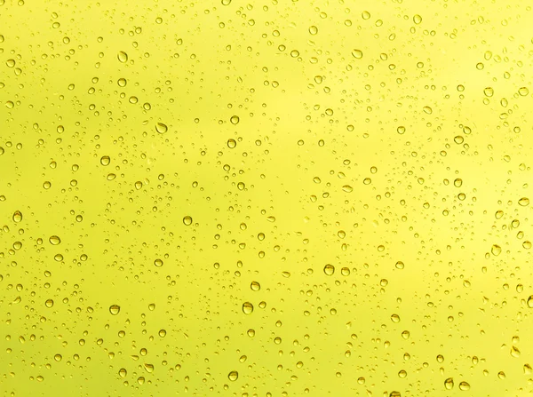 黄色水滴 — 图库照片