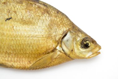 Füme balığı izole