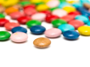 Vitaminler ile renkli kapsül