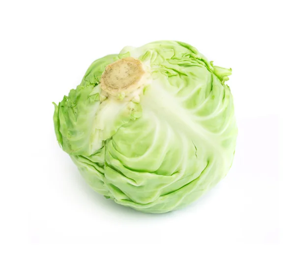 緑のキャベツの新鮮な頭 — ストック写真