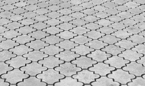 Patterned paving tiles background