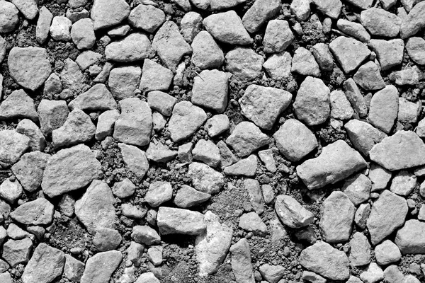Black granite stones pebbles — Stock Photo, Image