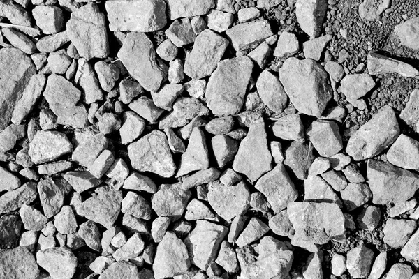 Black granite stones pebbles — Stock Photo, Image