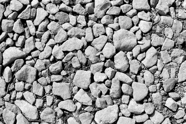 Black granite stones pebbles