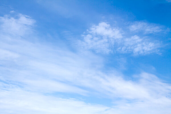 Blue sky with clouds