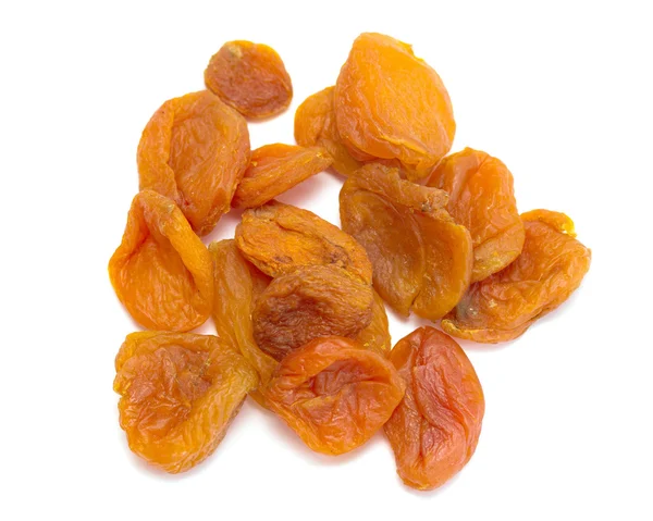 Apricots dried on a white — Stock Photo, Image