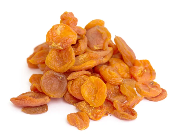 Apricots dried on a white — Stock Photo, Image