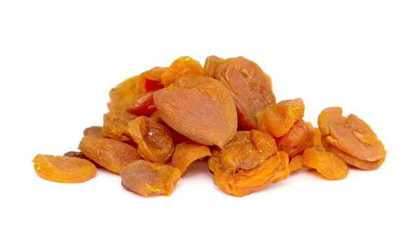 Apricots dried on a white — Stock Photo, Image