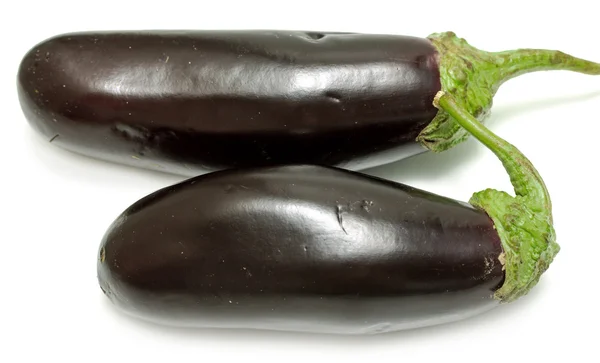 Eggplants isolated on a white — Stock Photo, Image