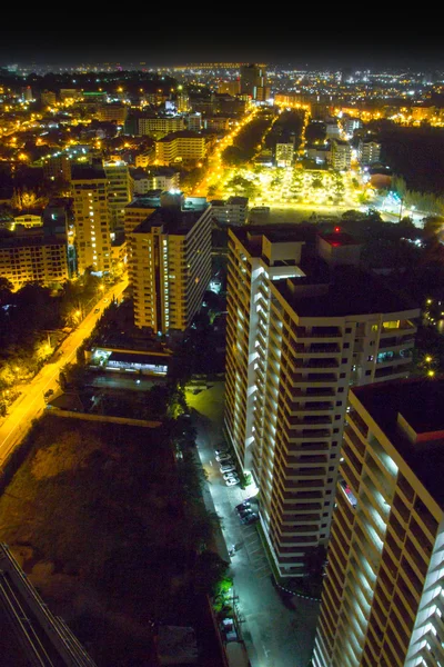 Paisagem urbana de Pattaya à noite — Fotografia de Stock