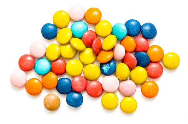 Красочные капсулы с витаминами — стоковое фото