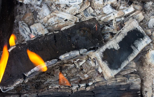 Tło Węgle ognia — Zdjęcie stockowe
