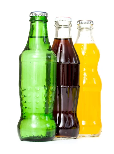 Bottiglie di soda isolate — Foto Stock