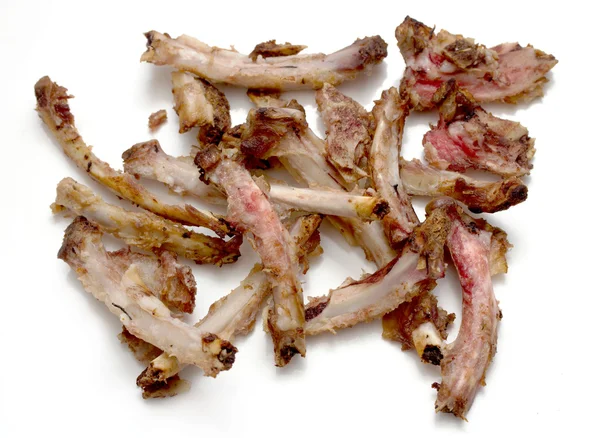 Rippenknochen vom Fleisch gepflückt — Stockfoto