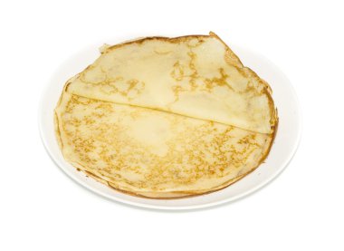 Yassı beyaz yuvarlak