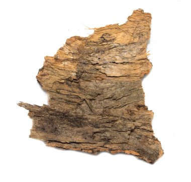 Saplama günlük kabuk ahşap doku ile