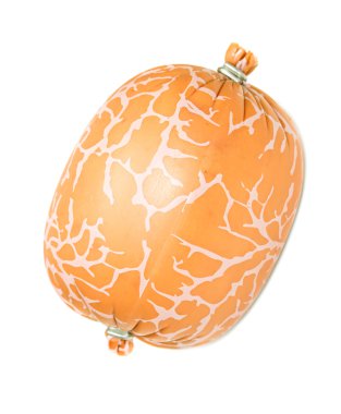 pişmiş sosis izole