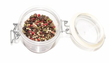 Biber depolamak için kavanoz