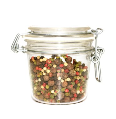 Biber depolamak için kavanoz