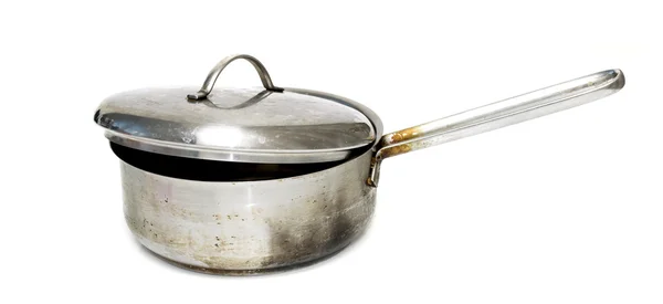 Old metal pan — Stock Photo, Image