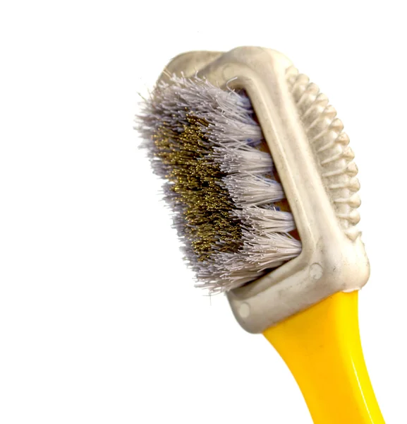 Old brush for shoe — Stock Photo, Image