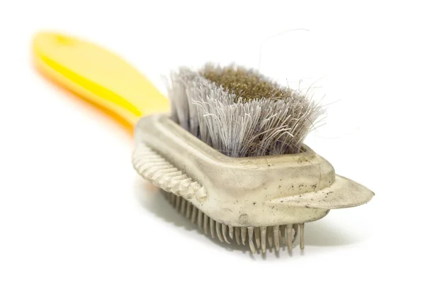 Old brush for shoe Royalty Free Stock Images