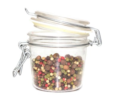 Biber depolamak için kavanoz