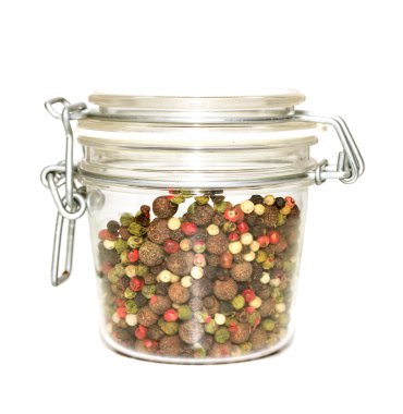 Biber depolamak için kavanoz