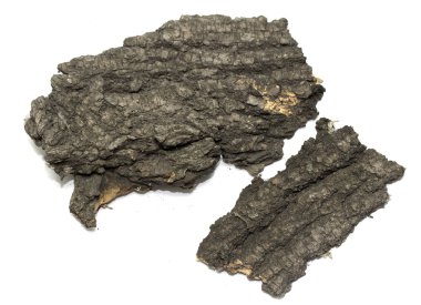 Saplama günlük kabuk ahşap doku ile