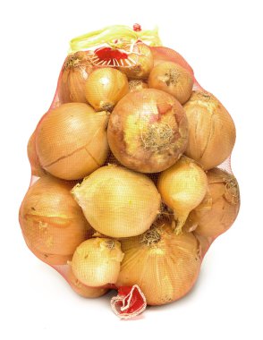 Beyaz soğan yığını