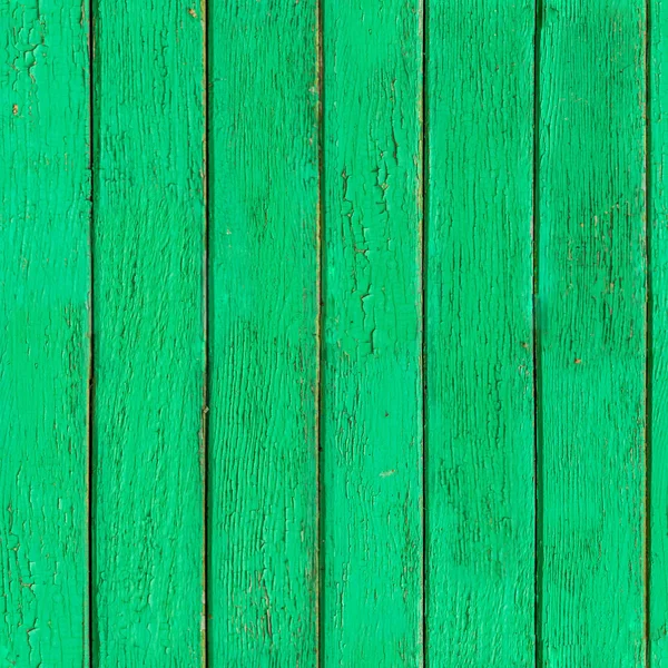 Groen houten hek — Stockfoto