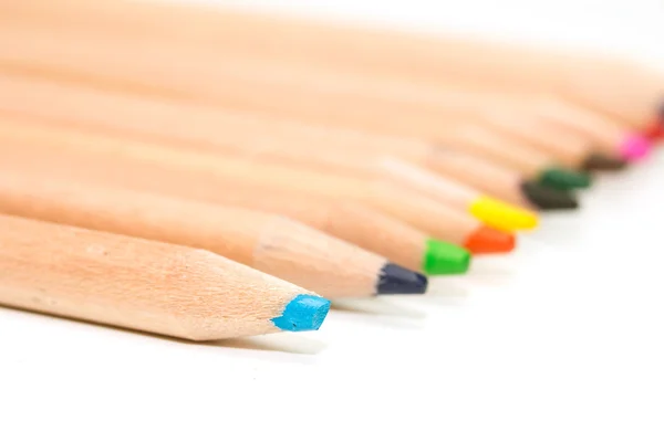 Lápis de madeira isolados — Fotografia de Stock