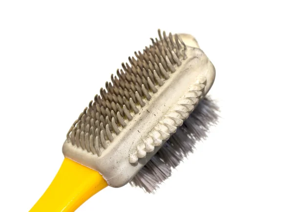 Old brush for shoe — Stock Photo, Image