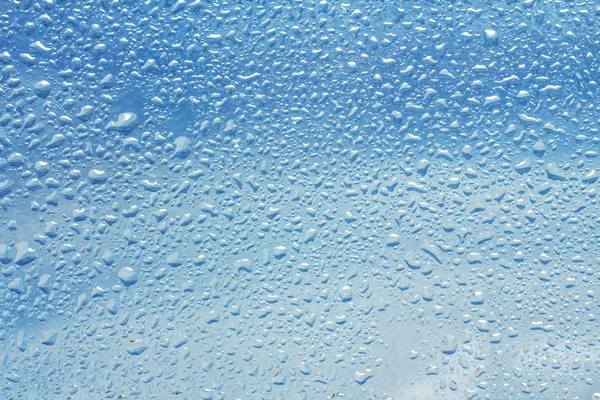 Gotas de lluvia en la ventana — Foto de Stock