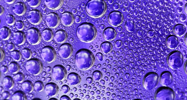 Water droplets on glass — Stock Photo, Image