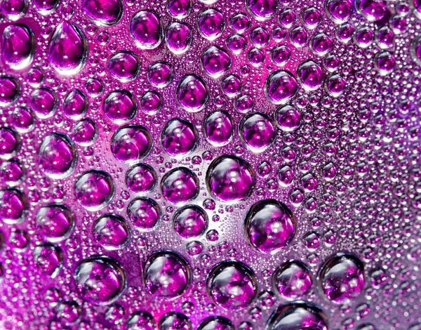 Drops on a glass surface — Stock Photo, Image