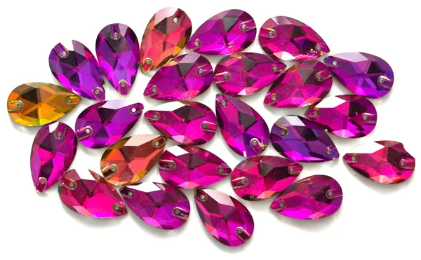 Colorful Crystal Rhinestones — Stock Photo, Image