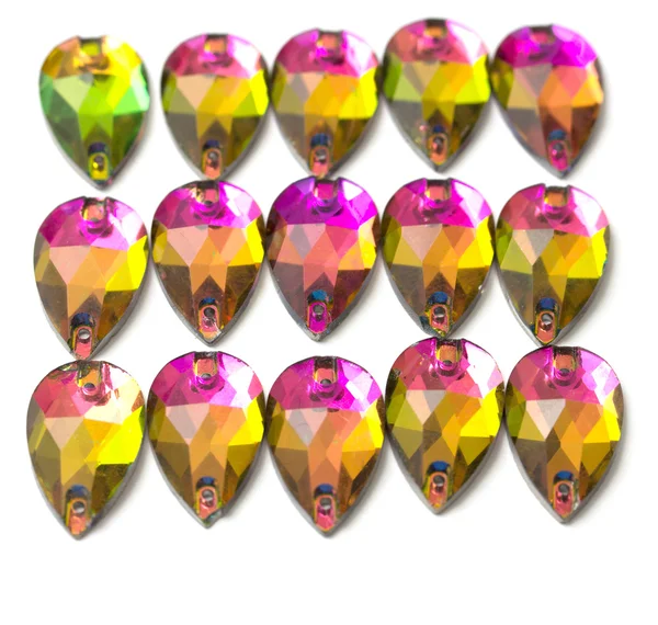 Renkli kristal kolye