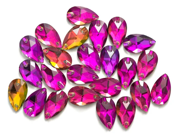 Colorful Crystal Rhinestones — Stock Photo, Image