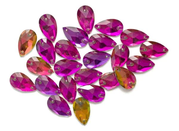 Diamantes de imitación de cristal colorido — Foto de Stock