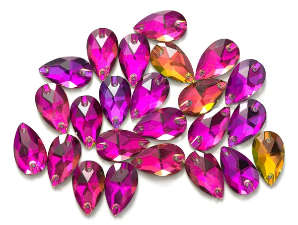 Kleurrijke Crystal Strass — Stockfoto