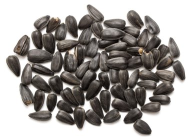 ayçiçeği tohumu yığını