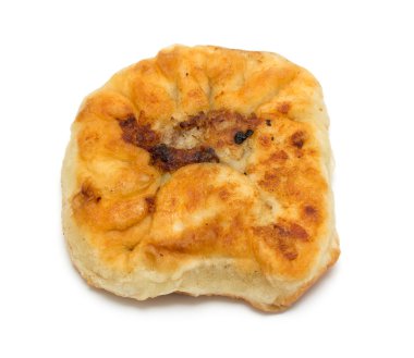 Beyaz bir kızarmış çörek