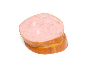 İzole jambon sosis