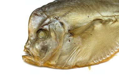 Kurutulmuş balık izole