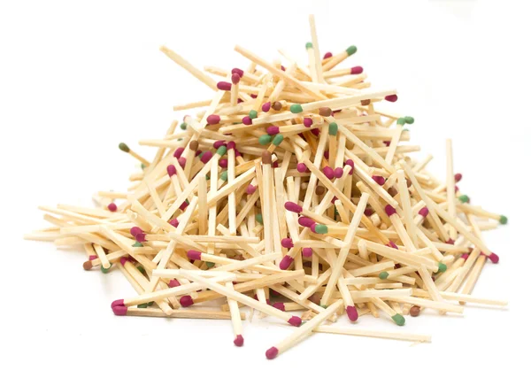 Pile of wooden matches — Stock Photo, Image